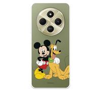 Coque compatible avec Xiaomi Redmi 14C - Poco C75 officielle Disney Mickey & Pluto pour protéger votre téléphone portable Coque en silicone transparent souple sous licence officielle Disney classiques