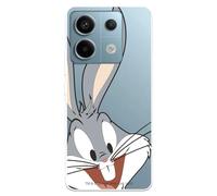 Coque compatible avec Xiaomi Redmi Note 13 5G Officielle Looney Tunes Bugs Bunny pour protéger votre mobile. Coque en silicone transparente souple sous licence officielle Looney Tunes
