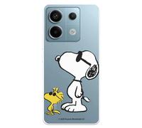 Coque compatible avec Xiaomi Redmi Note 13 5G Officielle Peanuts Woodstock et Snoopy Posado pour protéger votre téléphone. Coque en silicone transparente souple sous licence officielle Snoopy