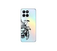 Coque compatible Honor X8 5G et X6 avec motif casque de samourai