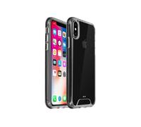 Coque Apple iPhone/XS Coque Cristal Bi-matière Transparent
