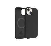 Coque Compatible MagSafe en Silicone pour iPhone 14 Plus avec Anneau Magnétique Crong Noir