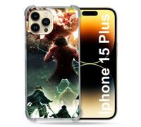 Coque Compatible Magsafe Pour Iphone 15 Plus Manga Attaque Titans Combat