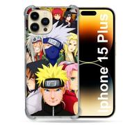 Coque Compatible Magsafe Pour Iphone 15 Plus Manga Naruto Team