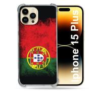 Coque Compatible Magsafe Pour Iphone 15 Plus Voyage Portugal Drapeau