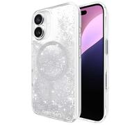 Coque Compatible Magsafe Pour Iphone 16 Avec Fixation Magnétique Waterfall Case Mate Argent