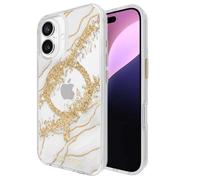 Case-mate Coque iPhone 16 Plus Design Karat – Compatible MagSafe, dorée, protection 3,6 m