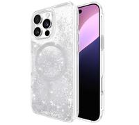 Coque Compatible MagSafe pour iPhone 16 Pro Max Design Waterfall CASE MATE Argent