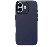 Coque Compatible MagSafe pour iPhone 17 en Silicone Antimicrobienne Bleu marine