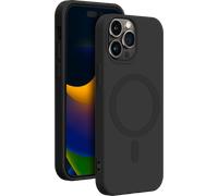 - Coque de protection pour téléphone portable - compatibilité avec MagSafe - silicone - noir - pour Apple iPhone 15 Pro Max