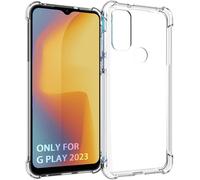 Coque Compatible Motorola Moto G Play 2023 - Souple Gel Tpu Transparente, Anti-Rayures Et Anti-Chocs, Bords Renforcés 4 Coins, Contour Caméra Surélevé, Finition Mate Anti-Jaunissement