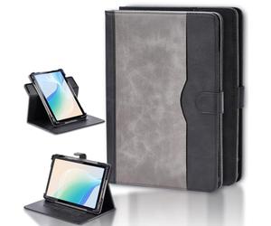 Coque Compatible pour ARCHOS T105 FHD WiFi Ultra 10.5-Pouces Tablette Coque Etui Case Rotation à 360 degrés Angles de Vue Multiples Socle en Cuir PU Folio Cover Noir