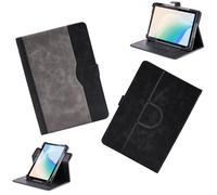 Coque Compatible pour Doogee U11 11-Pouces Tablette Coque Etui Case Rotation à 360 degrés Angles de Vue Multiples Socle en Cuir PU Folio Cover Noir