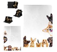 Coque Compatible pour Logicom La Tab 129 10.1-Pouces Tablette Coque Etui Case Cover [Fonction de Rotation à 360 degrés][Protection renforcée des Bords Contre Les Chutes] GGQ