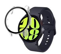 Coque Compatible pour Samsung Galaxy Watch 6 44mm - Protection Rigide étui Transparent écran Verre trempé Montre connectée Phonillico®