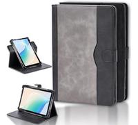 Coque Compatible pour Terra Pad 1007 10.95-Pouces Tablette Coque Etui Case Rotation à 360 degrés Angles de Vue Multiples Socle en Cuir PU Folio Cover Noir