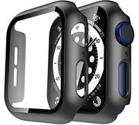 Coque Compatible pour Watch Serie 1/2 / 3-38mm - Protection Rigide étui Noir écran Verre trempé Montre connectée Phonillico®