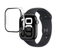 Coque Compatible pour Watch Serie 10 - Protection Rigide étui Noir écran Verre trempé Montre connectée Phonillico® (46)
