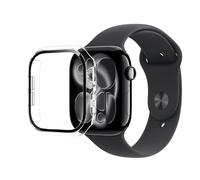Coque Compatible pour Watch Serie 11 - Protection Rigide étui Transparent écran Verre trempé Montre connectée Phonillico® (46)