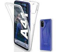 Coque Compatible Samsung Galaxy A41, 360°Full Body Transparente Silicone Coque pour Samsung Galaxy A41 Housse Silicone Avant arrière Dimension 149.9x69.8x7.9mm