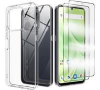 Coque Compatible Umidigi G9 5g/G9c/G9t/G9a - Pack 1 Coque Souple Tpu Transparente Anti-Choc Ultra-Fine + 2 Verres Trempés 9h (Protection Écran Et Caméra)
