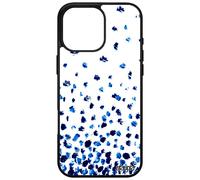 Coque Confettis Pois Pour Apple Iphone 16 Pro Max Silicone Texture Pas Cher Romantique Coloré Bleu Personnalisé Petales Motif Alu Design