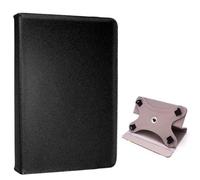 Coque Cool Ebook/Tablette 9" Lisse Noir Rotatif