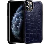 Coque Cool pour iPhone 11 Pro Leather Crocodile Marine