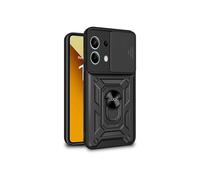 Coque Cool pour Xiaomi Redmi Note 13 5G avec Anneau Dur Noir