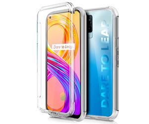 Coque Cool Silicone 3D pour Realme 8/8 Pro (Transparente Avant + arrière)