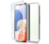 Coque Cool Silicone 3D pour Samsung A145 Galaxy A14/A14 5G Transparent Avant + Arrière