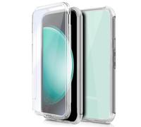 Coque Cool Silicone 3D pour Samsung S711 Galaxy S23 FE (Transparent Avant + arrière)