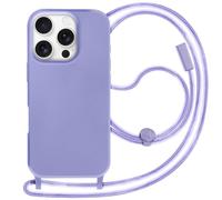 Coque Cordon - AVIZAR - iPhone 16 Pro Max - Semi Rigide - Doublure Soft Touch - Violet