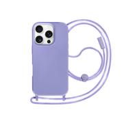 Coque Cordon - AVIZAR - iPhone 16 Pro Max - Semi Rigide - Doublure Soft Touch - Violet