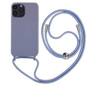 Coque Cordon iPhone 14 Pro Semi-rigide avec Lanière Tour du Cou 80cm violet