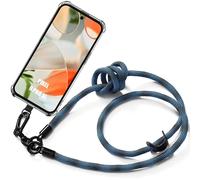 Coque Cordon Pour Google Pixel 9 Pro Xl, Protection Antichoc Renforcée Avec Cordon Détachable Bleu - E.F.Connection