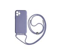 Coque Cordon iPhone 11 Pro Max Semi-rigide Lanière Tour du Cou 80cm Lavande