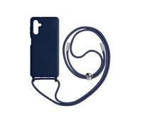 Coque Cordon pour Samsung Galaxy A14 5G et 4G Lanière Tour du Cou 80cm Bleu Nuit