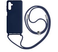 Coque Cordon pour Samsung Galaxy A14 5G et 4G Lanière Tour du Cou 80cm Bleu Nuit