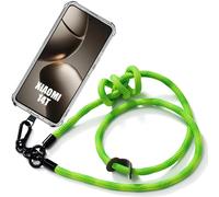 Coque Cordon pour Xiaomi 14T Protection Antichoc Renforcée avec Cordon Détachable Vert - E.F.Connection