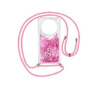 Coque Cordon pour Xiaomi Redmi A3 Antichoc Pailleté Rose