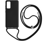 Coque Cordon Samsung Galaxy S20 FE Semi-rigide Lanière Tour du Cou 80cm Noir
