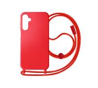 Coque Cordon Semi-Rigide pour Samsung Galaxy A15 Rouge
