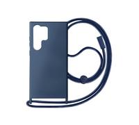 Coque Cordon Semi-Rigide pour Samsung Galaxy S24 Ultra Bleu nuit