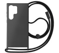 Coque Cordon Semi-Rigide pour Samsung Galaxy S24 Ultra Noir