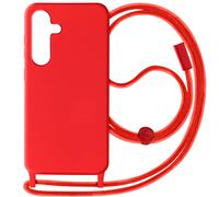Coque Cordon Semi-Rigide pour Samsung S24 Plus et S25 Plus Rouge