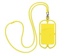 Coque Cordon Universelle pour Smartphone avec Porte-carte série NeckPouch Jaune