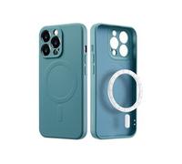 imoshion Coque Couleur avec MagSafe pour Apple iPhone 14 Pro Max - Smoke Green