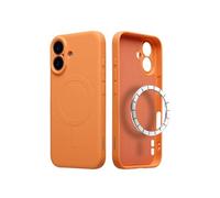 imoshion Coque Couleur avec MagSafe pour Apple iPhone 16 - Orange
