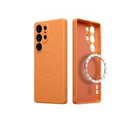 imoshion Coque Couleur avec MagSafe pour Samsung Galaxy S25 Ultra - Orange